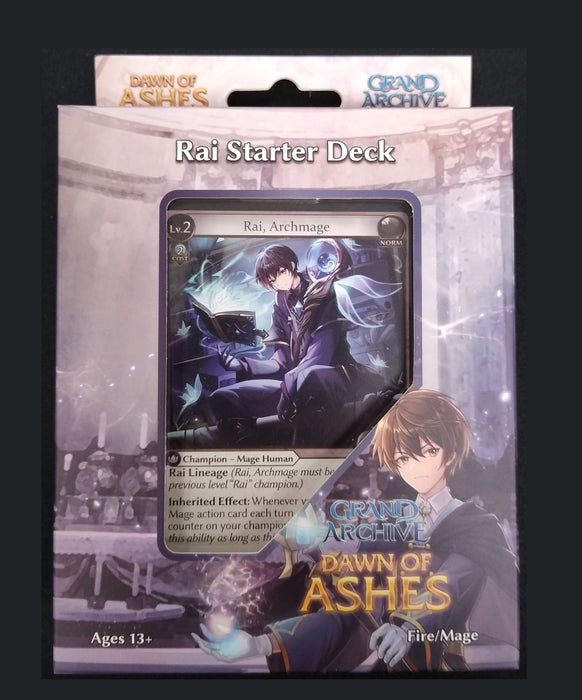 Grand Archive Dawn of Ashes Rai Starter Deck