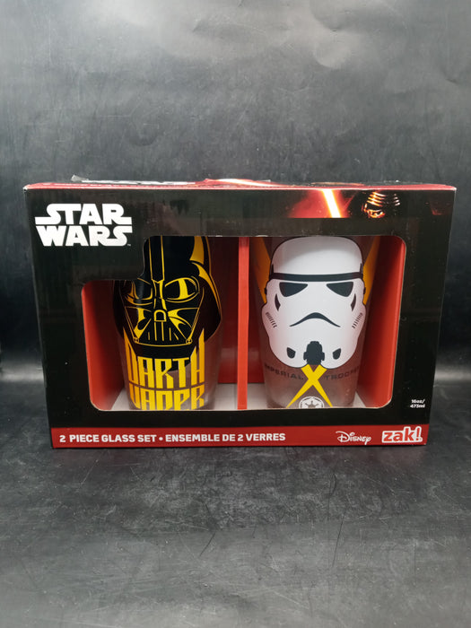 Zak! Star Wars 2 Piece Glass Set
