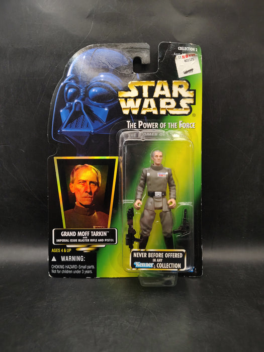Star Wars POTF Grand Moff Tarkin with Imperial Issue Blaster Rifle and Pistol