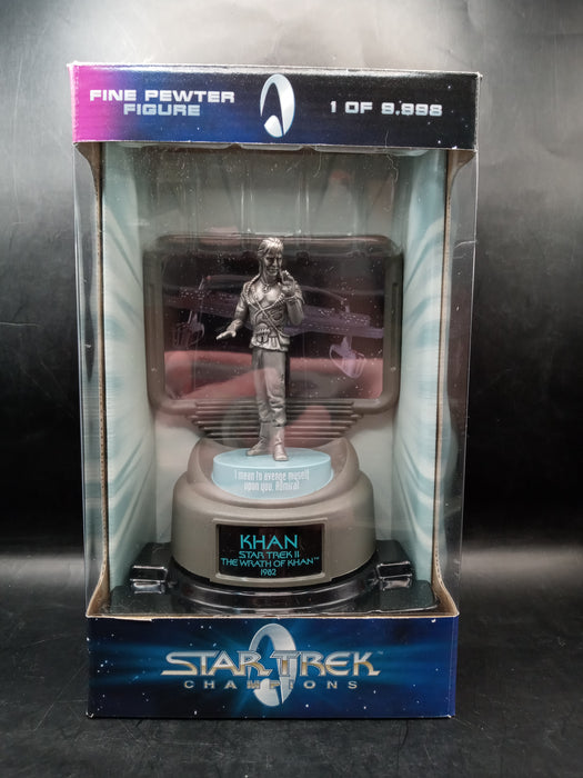 Star Trek:Star Trek Champions Fine Pewter Figure-KHAN-THE WRATH OF KHAN