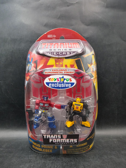 Titanium Series Die-Cast Optimus Prime and Bumblebee (Toys-R-Us Exclusive)