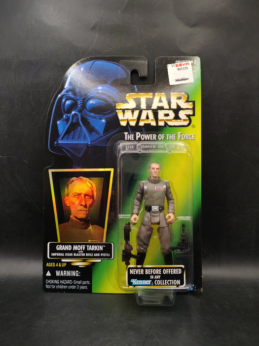 Star Wars POTF Grand Moff Tarkin with Imperial Issue Blaster Rifle and Pistol