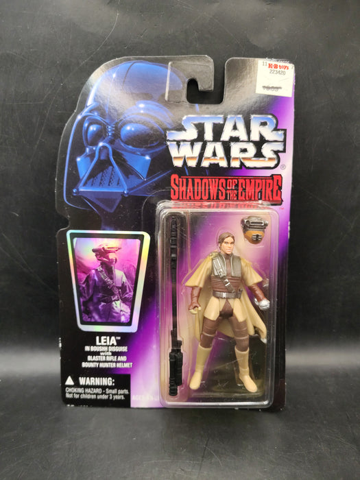 Star Wars POTF Leia in Boushh Disguise with Blaster Rifle & Bounty Hunter Helmet (Shadows of the Empire)