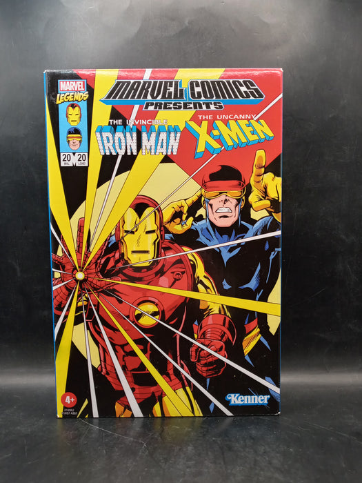 Hasbro Pulse Marvel Legends Kenner Retro 2-Pack Iron Man & Cyclops
