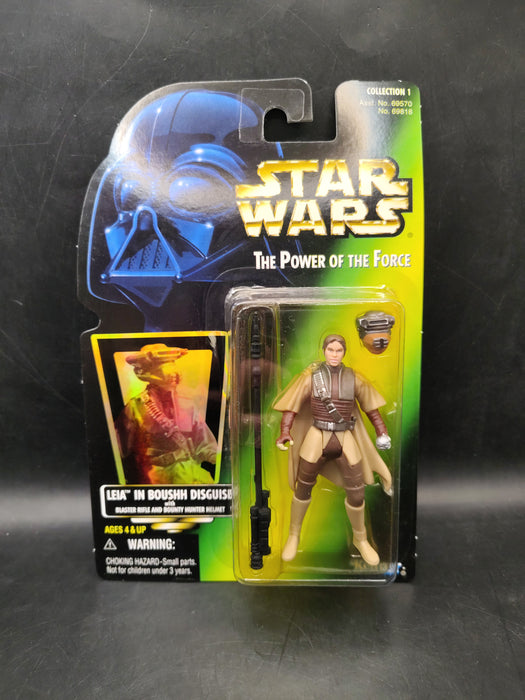 Star Wars POTF Leia in Boushh Disguise with Blaster Rifle & Bounty Hunter Helmet