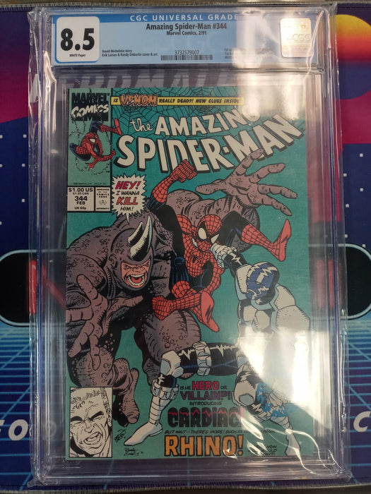 Amazing Spider-man #344 (CGC Graded 8.5)