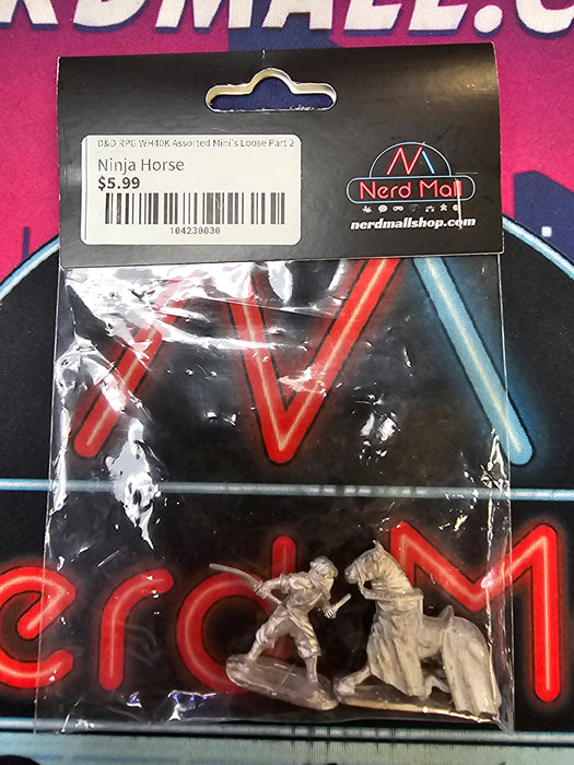 D&D Mini Ninja Horse