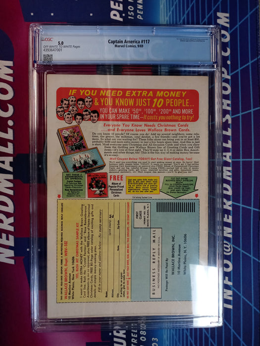 Captain America #117 CGC 5.0