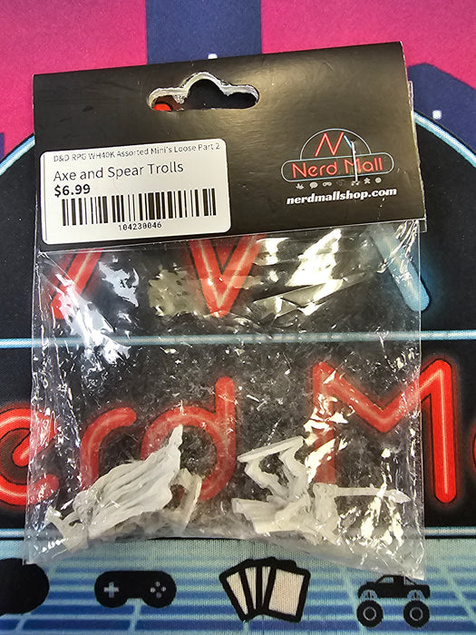 D&D Mini Axe and Spear Trolls