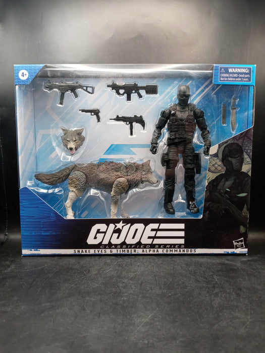 GI Joe Classified Series Snake Eyes and Timber: Alpha Commandos 6-Inch Action