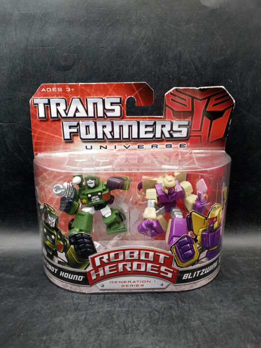 Transformers Robot Heroes Autobot Hound and Blitzwing
