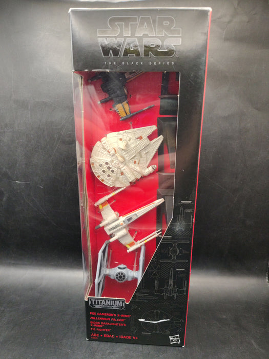 Star Wars Black Series Titanium Series - 4 Pack Die Cast Vehicles