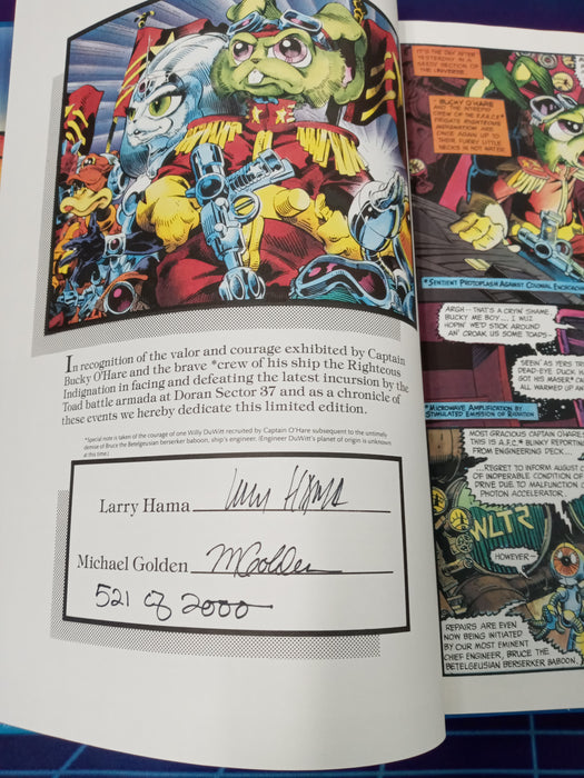 Bucky O'Hare Continuity Graphic Novel HC
