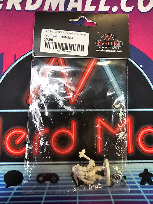D&D Mini Troll w/ Hatchet