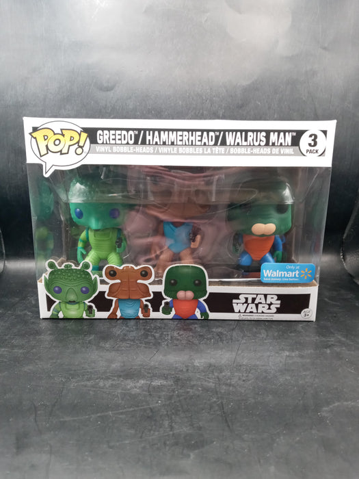 POP Star Wars: Greedo/Hammerhead/Walrus Man (3-Pack) [Walmart Excl.]