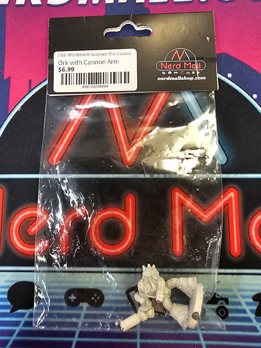 D&D Mini Ork w/ Cannon Arm