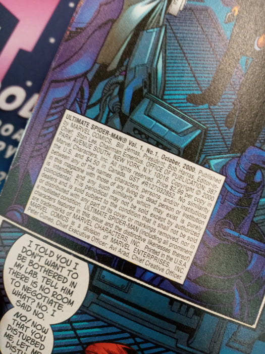 Ultimate Spider-man #1 (2000)