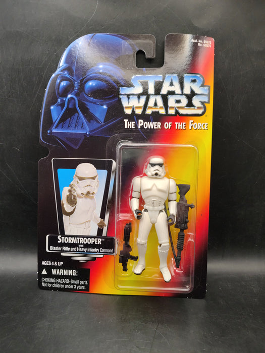 Star Wars POTF Stormtrooper with Blaster Rifle & Heavy Infantry Cannon