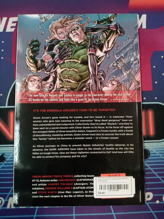 Green Arrow Vol 2 Triple Threat TPB 2013 (Pre Owned)