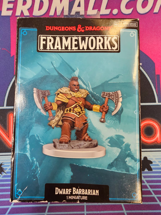 D&D Miniature Dwarf Barbarian