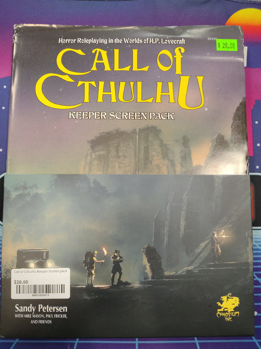Call of Cthulhu Keeper Screen pack