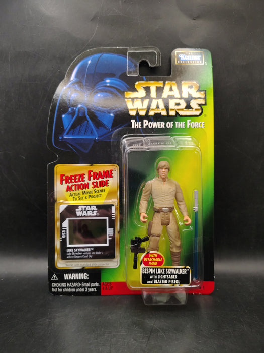 Star Wars POTF Bespin Luke Skywalker with Lightsaber & Blaster Pistol
