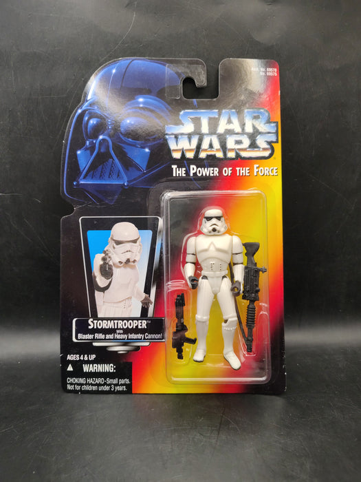 Star Wars POTF Stormtrooper with Blaster Rifle & Heavy Infantry Cannon