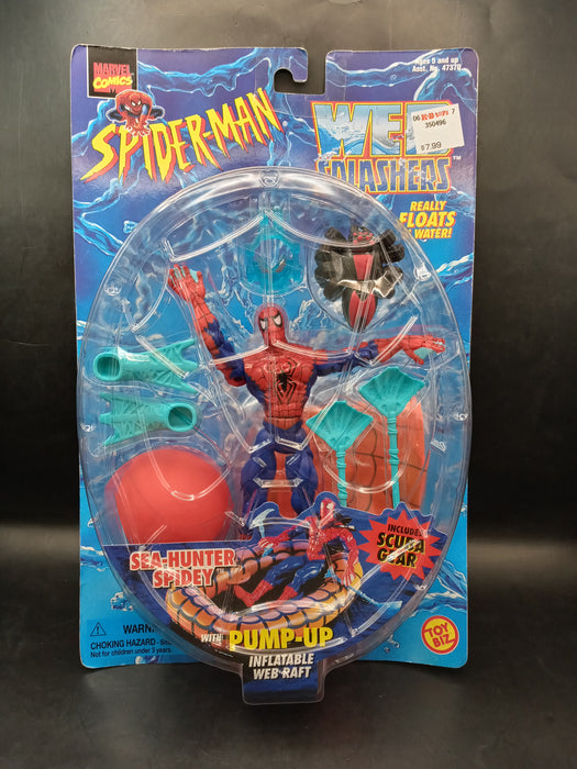 1997 Toy Biz Spider-man Web Splashers Sea-hunter Spidey