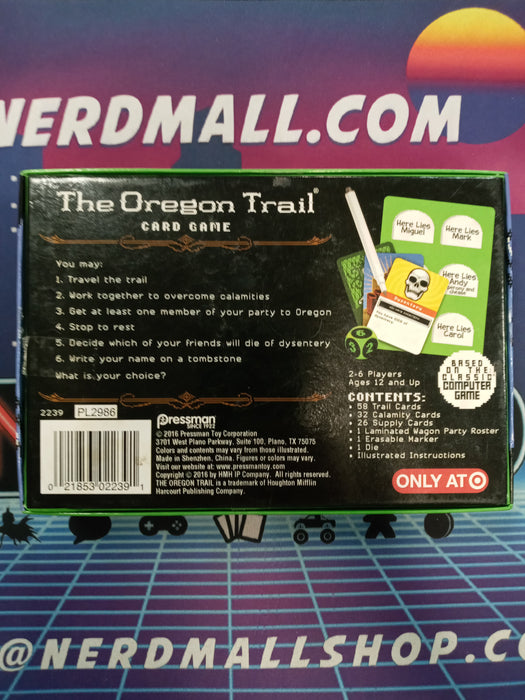 Oregon Trail Card Game