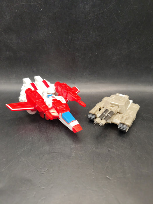 Transformers Cyberverse Jetfire and Tank Cannon
