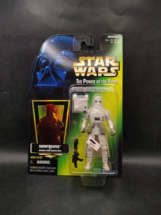 Star Wars POTF Snowtrooper with Imperial Issue Blaster Rifle