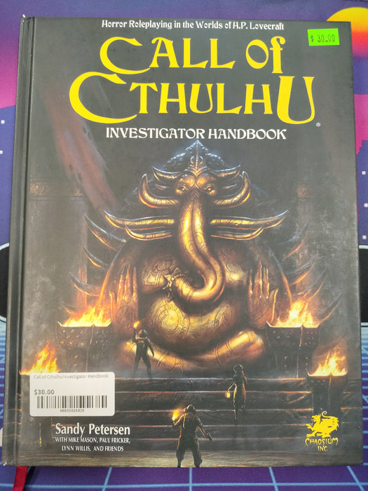 Call of Cthulhu Investigator Handbook