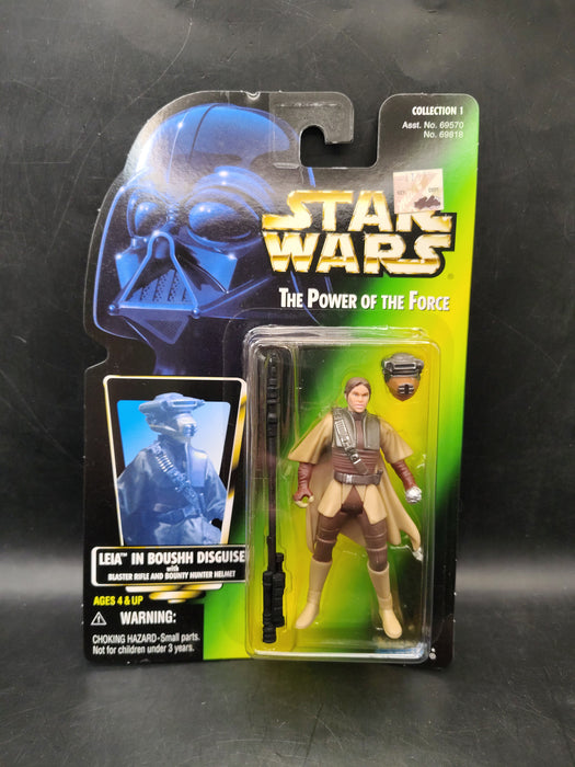 Star Wars POTF Leia in Boushh Disguise with Blaster Rifle & Bounty Hunter Helmet