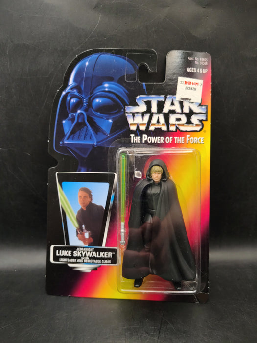 Star Wars POTF Jedi Knight Luke Skywalker with Lightsaber & Removable Cloak