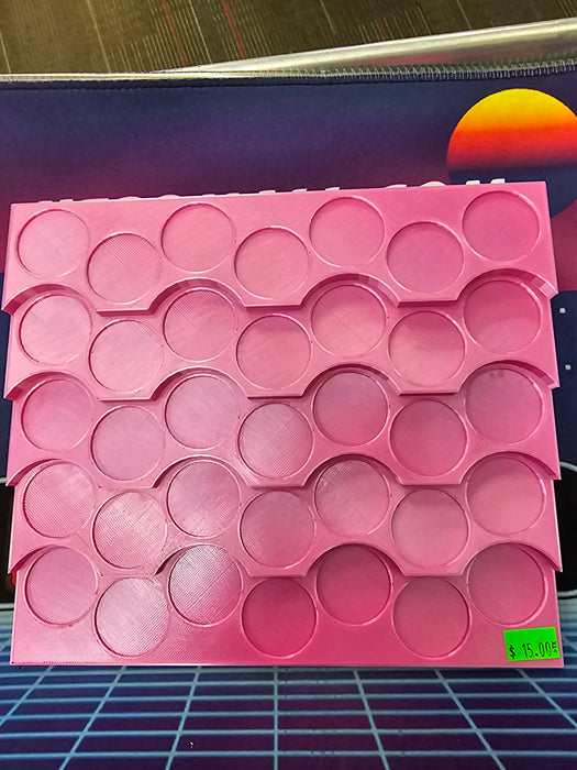 3D Printed Mini Holder Display Board (Pink)