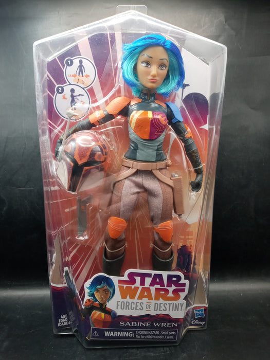 Star Wars Forces of Destiny Sabine Wren Adventure Figure Sabine Doll