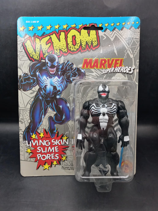 ToyBiz Marvel Superheroes Venom Living Skin Slime Pores Action Figure 1991