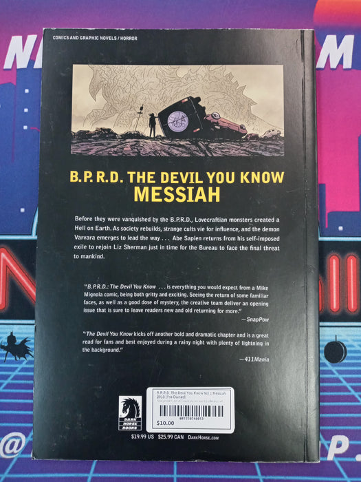 B.P.R.D. The Devil You Know Vol 1 Messiah 2018 (Pre Owned)