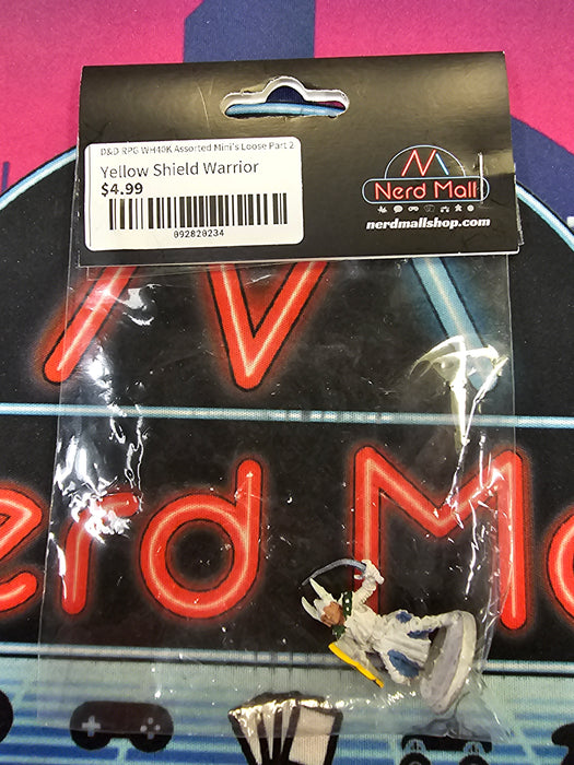 D&D Mini Yellow Shield Warrior