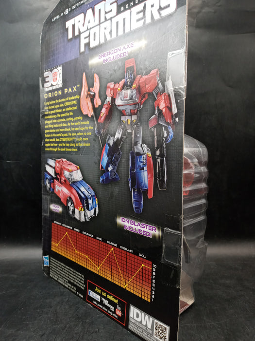 Transformers Generations Orion Pax with Comic Book