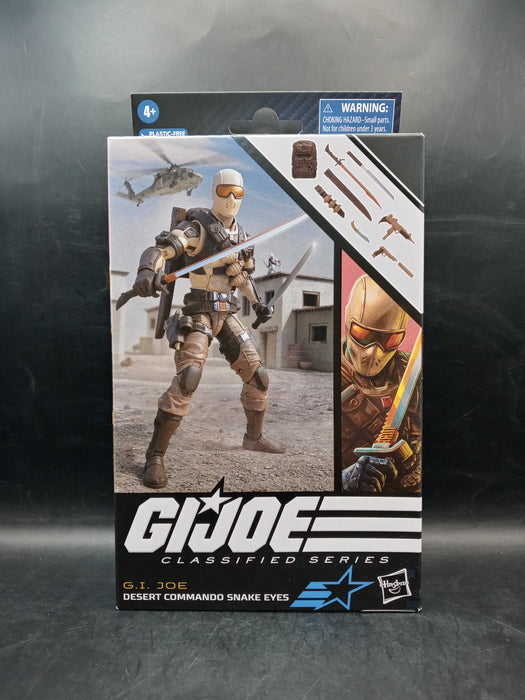 GI Joe Classified Series 6-Inch Desert Commando Snake Eyes Action Figure