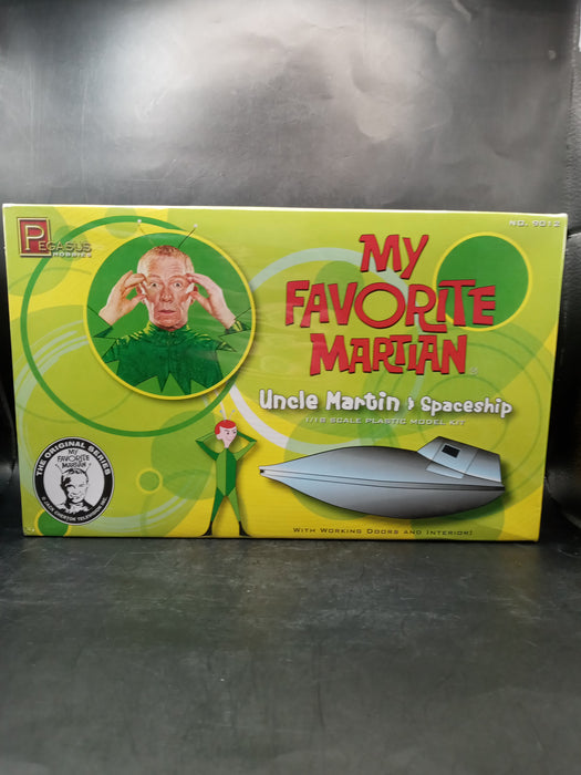 My Favorite Martian Uncle Martin & Spaceship 1:18 Plastic Model Kit