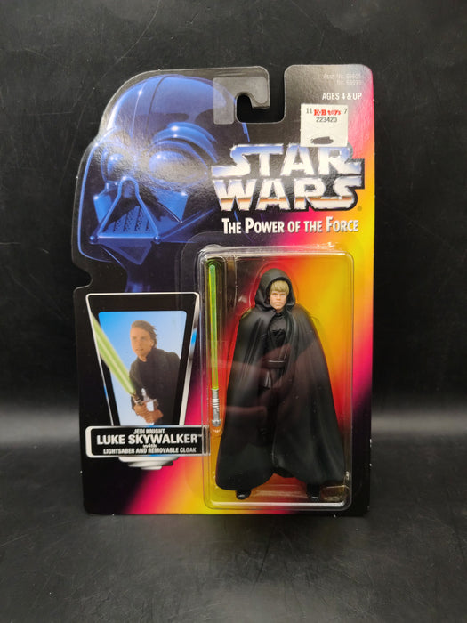 Star Wars POTF Jedi Knight Luke Skywalker with Lightsaber & Removable Cloak