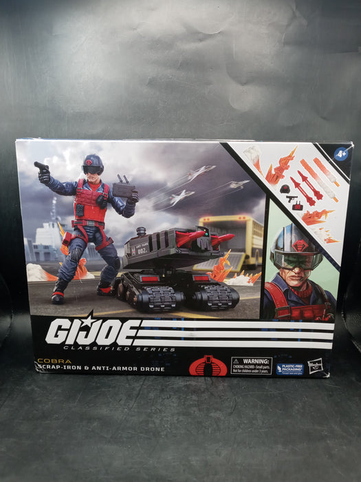 Hasbro G.I. Joe Classified Series Scrap-Iron & Anti-Armor Drone Figure