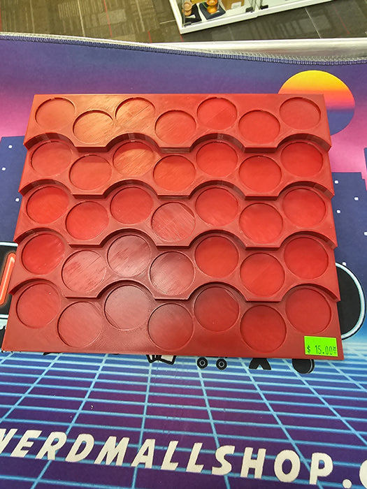 3D Printed Mini Holder Display Board (Red)