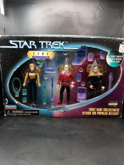 Star Trek 1701 Collector Series Picard Barclay Yar Figure Set