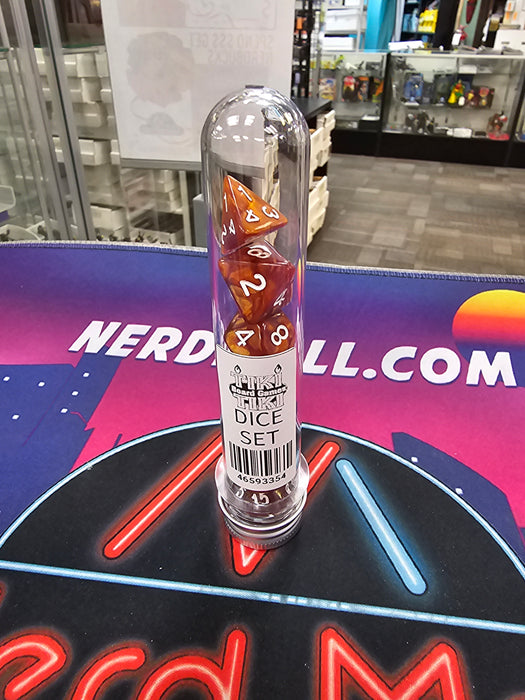 Tiki Board Game Dice Set (Brown/White)