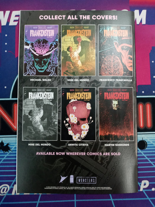 Univeral Monsters Frankenstein #2 (1:50 RI Var.)