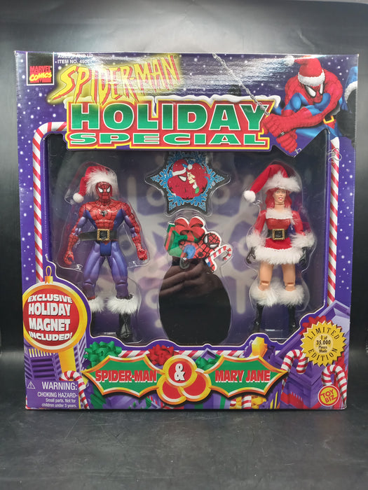 Marvel Spiderman 1997 Holiday Special Edition - Spiderman & Mary Jane Toy Biz