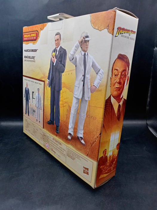 Indiana Jones Adventure Series Marcus Brody and Rene Belloq 6-in Action Figure